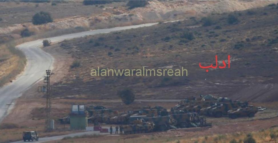 عاجل .. قصف متبادل بين الاحتلال التركى والجيش السورى فى إدلب