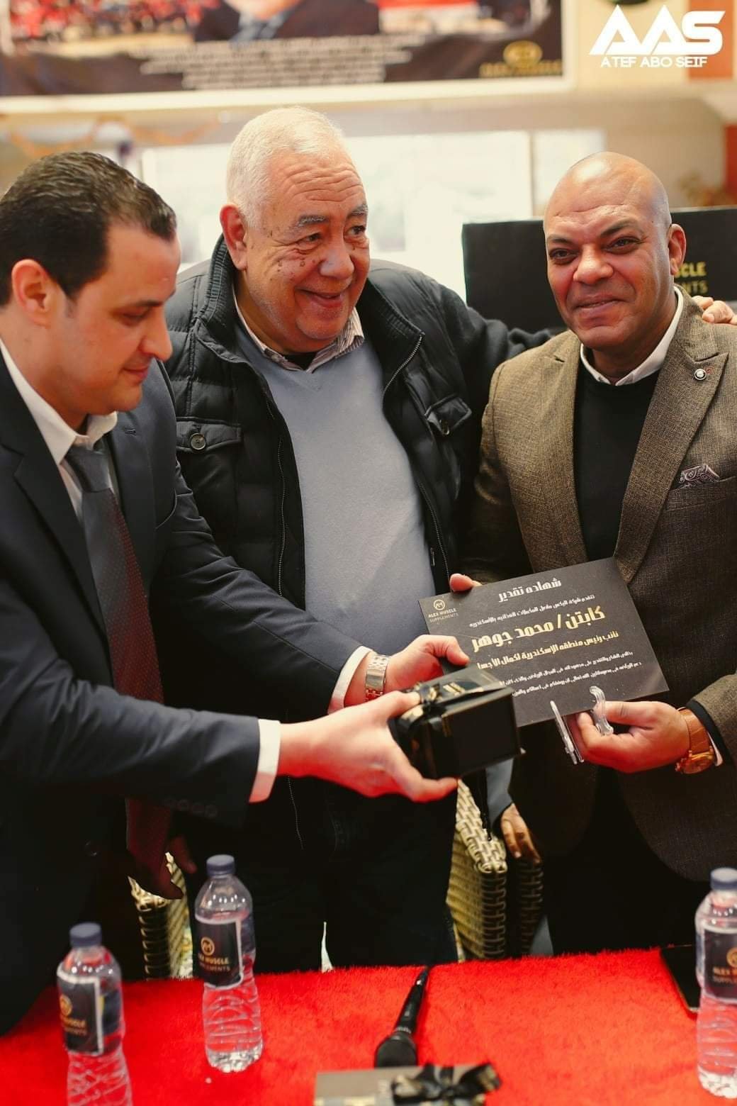 حفل تكريم معالي السفير د / عادل فهيم وأبطال العالم أساتذة