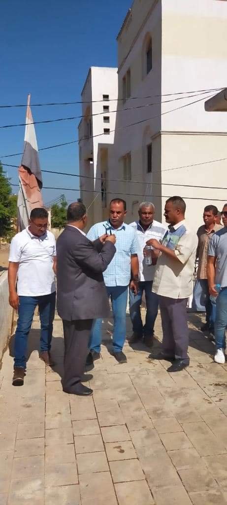 جولات ميدانية لمتابعه حاله النظافة بمركز ومدينة منشأة القناطر