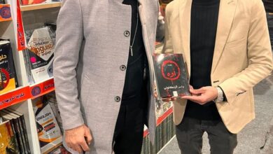 المنتج حسين يسري يلتقي الفنان ياسر الزنكلوني بمعرض للكتاب