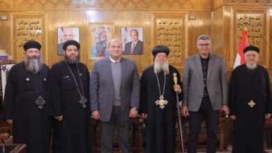 الشهابي يزور مطرانية الأقباط الأرثوذكس بطموه للتهنئه بعيد الميلاد المجيد