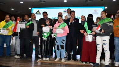 وزير الشباب والرياضة يكرم ذوي القدرات والهمم الناجحين بمشروع " المصريون يتعلمون "