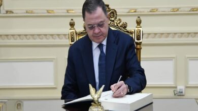 وزير الداخلية ومساعدوه يسجلون كلمة شكر للرئيس السيسي بمناسبة عيد الشرطة