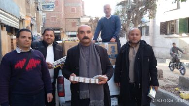 حملة تموينية بمركز ومدينة السنطة بمحافظة الغربيه برئاسة السيد حواله