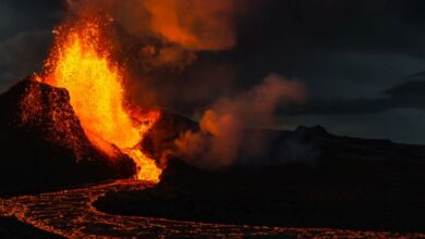 ثوران البركان الهائل يكشف سبب دفع البشر للخروج من أفريقيا