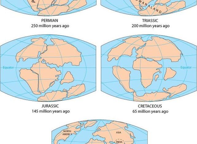 قارات العالم كانت متلاصقة ثم انجرفت