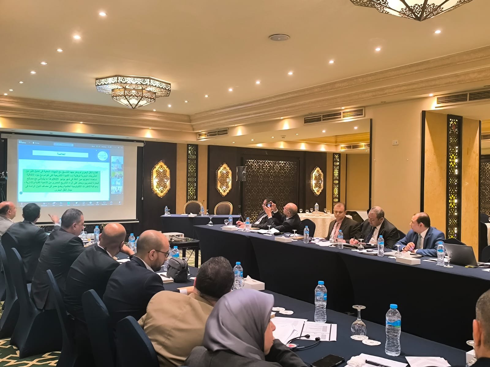في الإجتماع الرابع ..  خارطة طريق.. ولجنة لتوحيد الجهود الوطنية في تنفيذ الاتفاقية الدولية للعمل البحرى