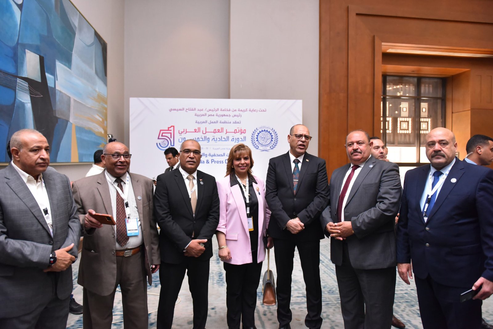 نقابة البترول تشارك افتتاح فعاليات مؤتمر العمل العربي
