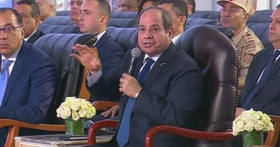 الرئيس السيسى: أنشأت مشروعات بتكلفة 7 تريليونات جنيه