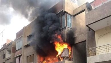 النيابة تطلب تقرير المعمل الجنائى فى واقعة حريق شقة سكنية فى فيصل