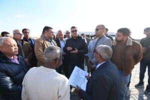 وزير الإسكان يتفقد أعمال مرافق "بيت الوطن" بالنرجس